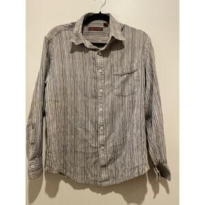 Tori Richard silk cotton blend textured multicolored button down shirt  large